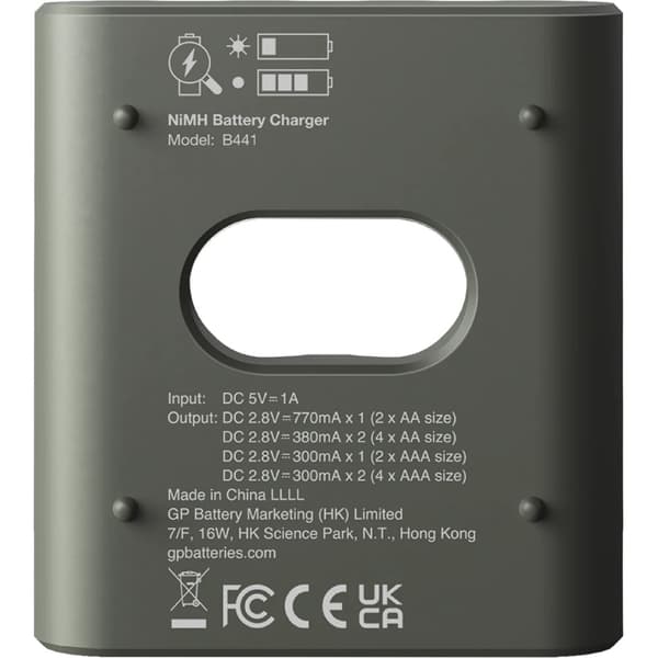 GP Recyko Everyday Batterioplader Med Batterier