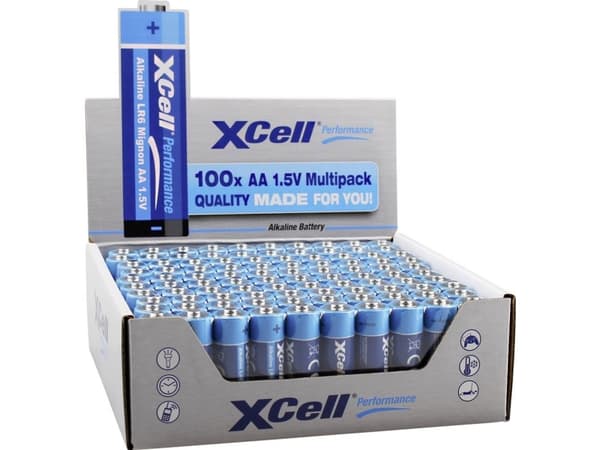 XCell AA batteri Alkalisk-mangan 1,5 V 100 stk