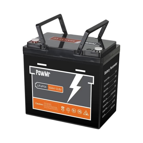 LiFePO4 batteripakke, 50Ah kapacitet, 640Wh energitæthed,50AH 12.8V 640WH