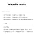Miniatyrbillede 3 af 3: Fujitsu Erstatningsbatteri, 10.8V Spænding, 4400mAh Kapacitet, Sikker & Certificeret