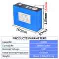 Miniatyrbillede 2 af 4: 4PCS Lifepo4 Batteri, 100Ah Kapacitet, 10000+ Cyklusser,4 stk.