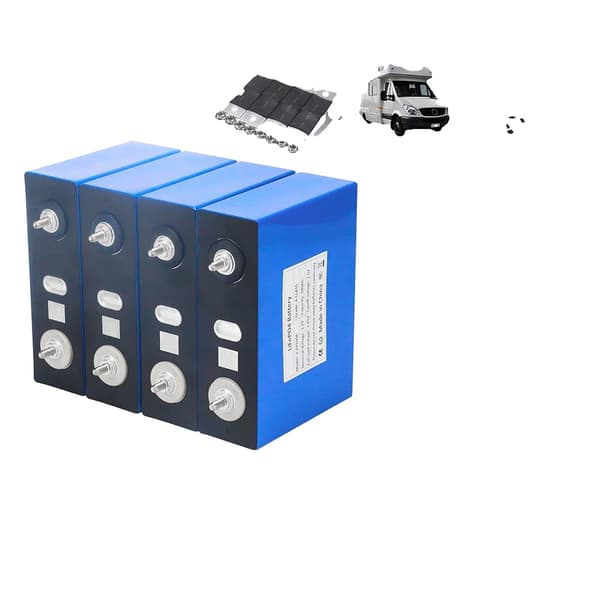 4PCS Lifepo4 Batteri, 100Ah Kapacitet, 10000+ Cyklusser,4 stk.
