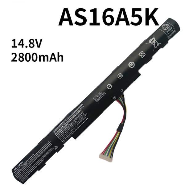 Vaihtoläppärin akku, 2800mAh kapasiteetti, 14.8V jännite,AS16A5K 2800mAh
