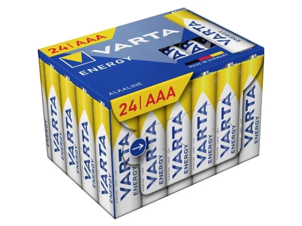 Varta AAA-batteri VARTA Energy AAA Cube Pack24 Alkali-mangan 1.5 V 24 stk
