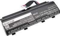 CoreParts - Kannettavan tietokoneen akku (vastaa: ASUS 0B110-00290000M) - 1 x Lithium-Ion 8 cell 5,2 Ah 78 Wh - Musta - ASUS ROG G751JL, G751JM, G751J