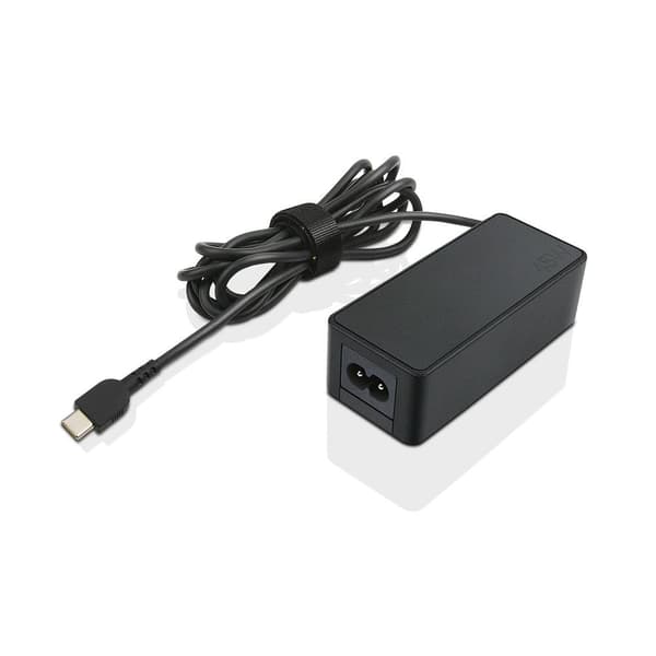 Lenovo USB-C 65W AC-adapter - Strømadapter - AC 100-240V - 65 Watt - Chile, Italien - til 100e Chromebook (2. generation), 300e Chromebook (2. generat Sort