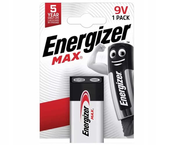Energizer MAX 9V 6LR61 Alkalisk Batteri 1 stk.