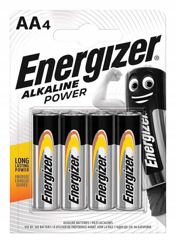 Energizer Alkaline Power AA LR6 batteri 4 stk.
