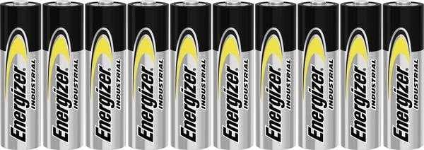 Energizer Industrial AA LR6 Batteri 10 stk.