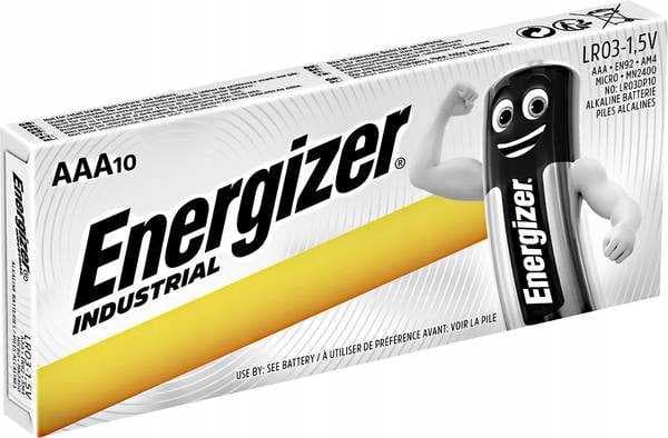 Energizer Industrial AAA LR03 Batteri 10 stk.