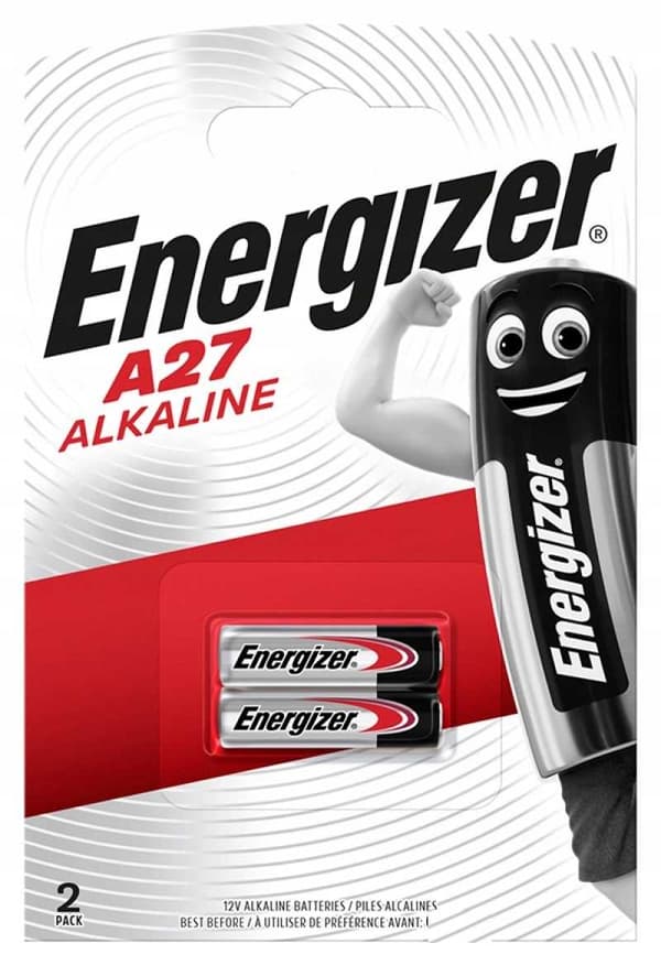 Energizer Alkaline A27 L828 MN27 Batteri 2 stk.