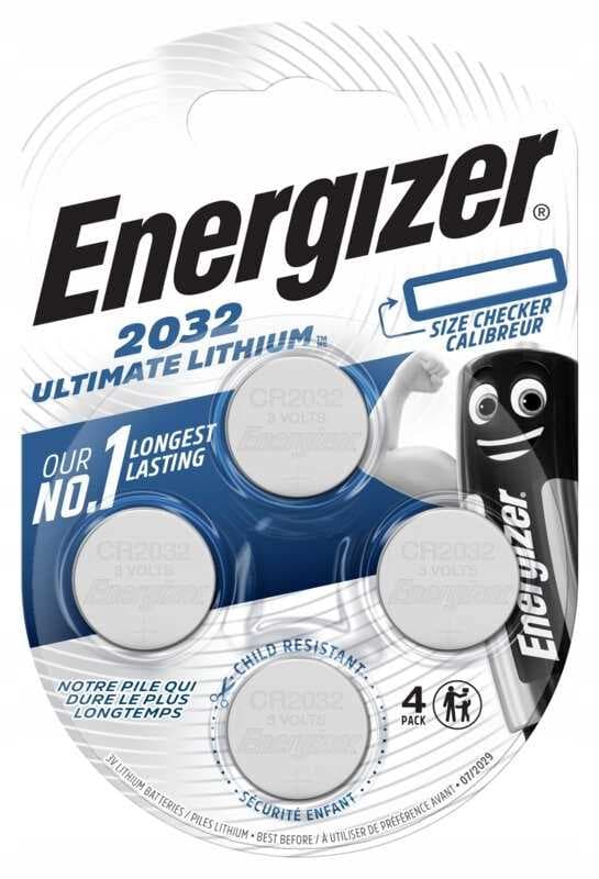 Energizer Ultimate Lithium CR 2032 batteri 4 stk.