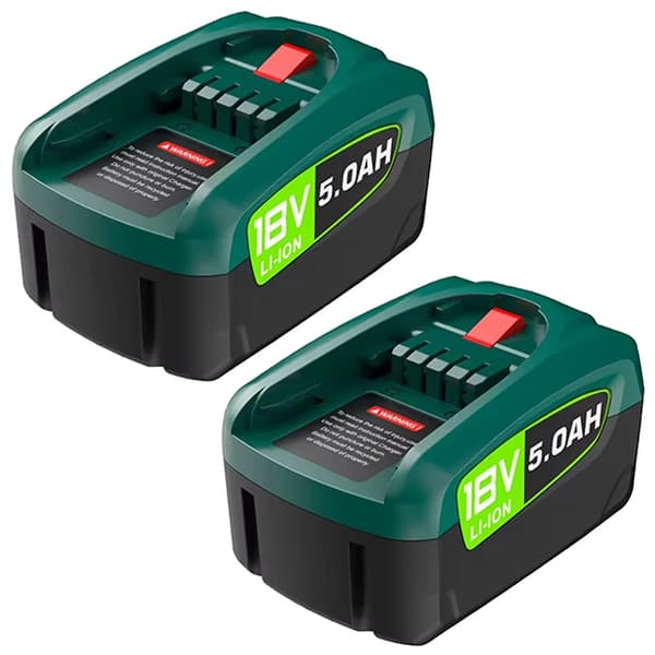 18V Erstatningsbatteri, 5000mAh kapacitet, kompatibel med Bosch PBA,2 Batteri 5000 MAH
