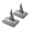 Miniatyrbillede 1 af 2: 21.6V Støvsugerbatteri, 6000mAh Kapacitet, LED Indikator,2 Styk 6.0Ah