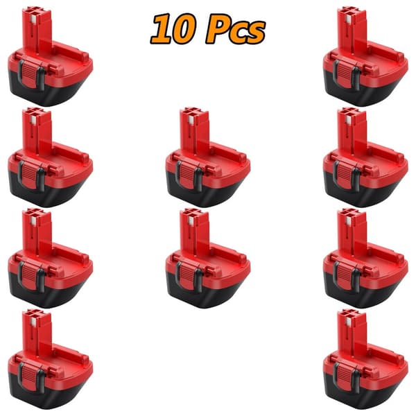 Ersättningsbatteri för Bosch-verktyg, 12V 3500mAh kapacitet, kompatibelt med flera modeller,10Pcs 3500mAh