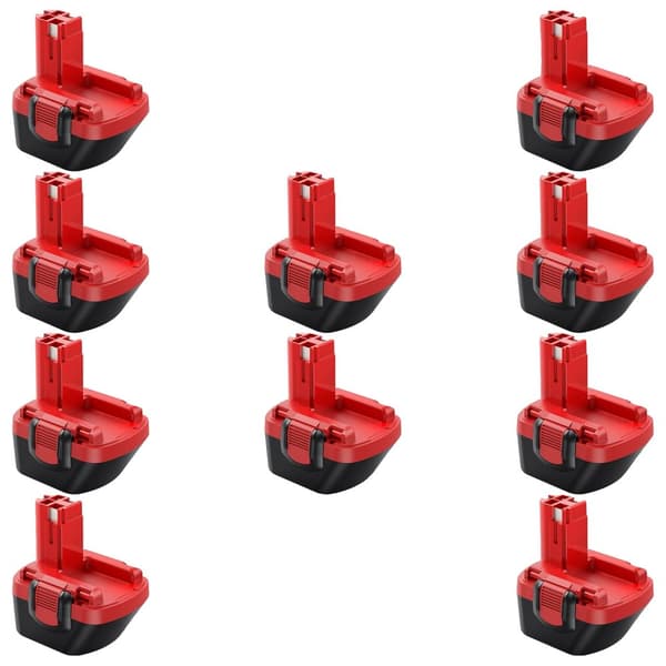 Ersättningsbatteri för Bosch-verktyg, 12V 3500mAh kapacitet, kompatibelt med flera modeller,10Pcs 3500mAh