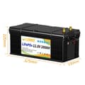 Miniatyrbillede 2 af 2: LiFePO4-batteri, 12,8V, kapacitet 100Ah / 120Ah, høj cykluslevetid,12v 200Ah BT