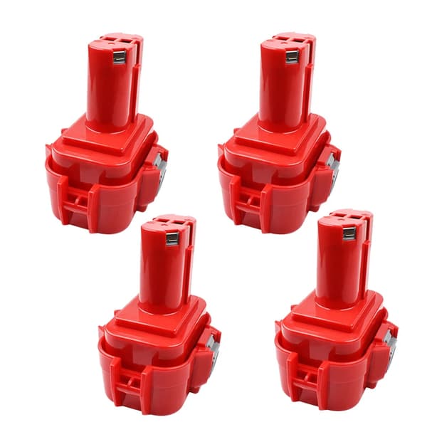Erstatningsbatteri, 9,6V, 3500mAh kapacitet,4stk