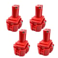 Miniatyrbillede 1 af 2: Erstatningsbatteri, 9,6V, 3500mAh kapacitet,4stk