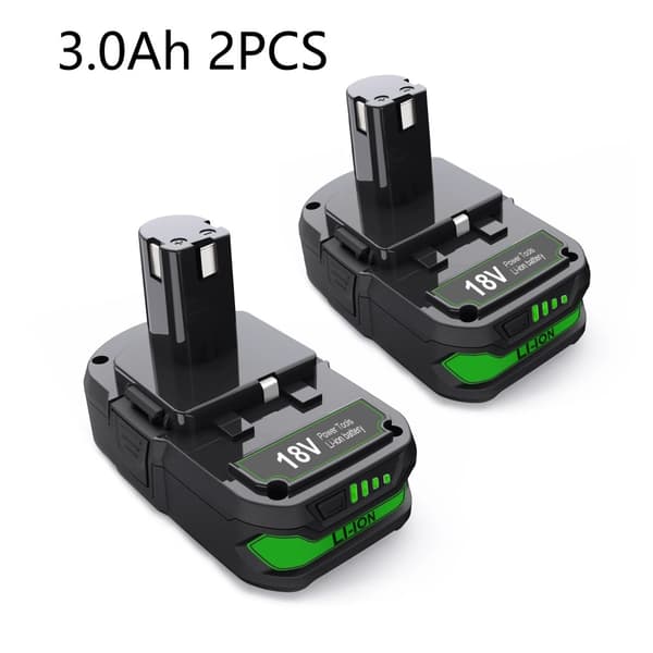 P108 Litiumbatteri, 18V 3000mAh, 2-pack,2 PACK 3.0Ah