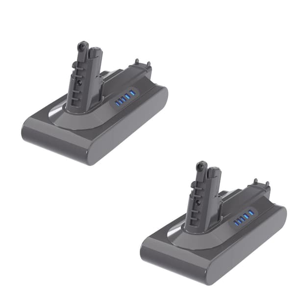 För V10-batteri, 6000mAh kapacitet, Li-Ion-teknologi,2 batteri