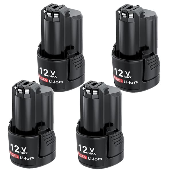Genopladeligt batteri, 4000mAh kapacitet, oplader sæt,4 Batteri