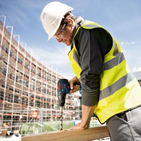 Bosch Professional 2-verktygssats GDX 18V-200 slagskruvdragare/nyckel + GSB 18V-55 slagborrmaskin + L-väska - 06019J2208
