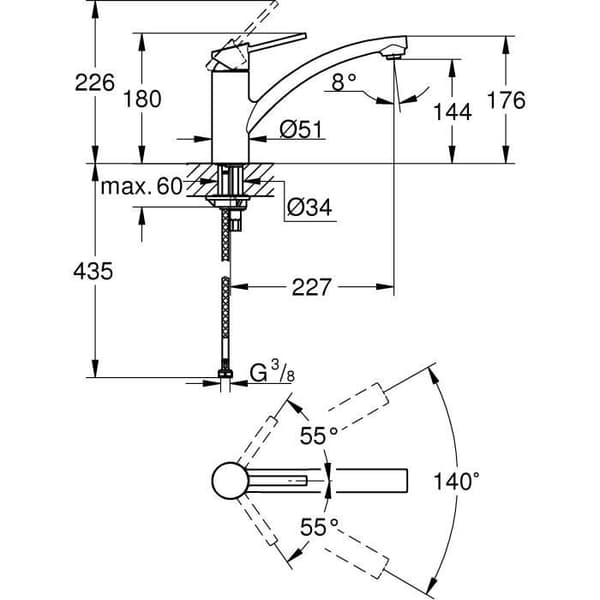 GROHE - Etgrebs håndvaskarmatur