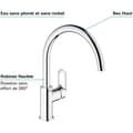 Miniatyrbillede 4 af 6: GROHE - Etgrebs håndvaskarmatur