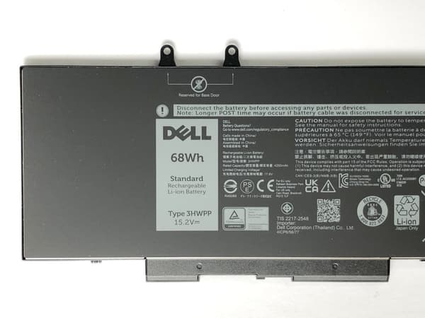 DELL Batteri 68Wh 4C LITH SMP, 1VY7F