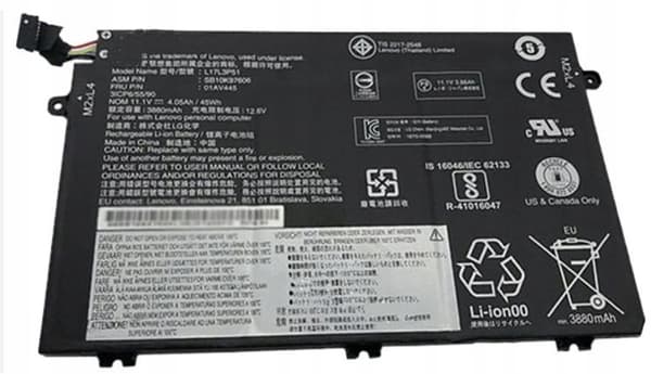 Lenovo Batteri 3c 45Wh Li-ion SMP, 01AV446
