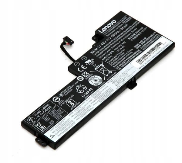 Lenovo 3-kennoinen (3S1P) 24 Wh litiumpolymeeriakku, 01AV489
