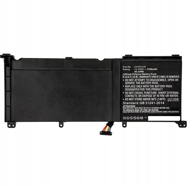 CoreParts 56,24 Wh 15,2 V 6-cellet batteri MBXAS-BA0137