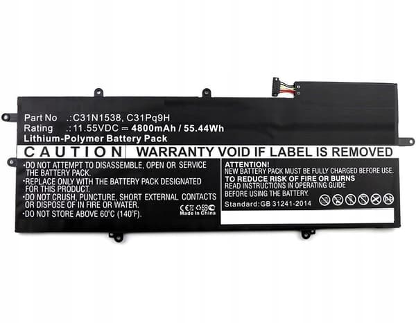 CoreParts 55Wh 11,55V 8-cellet batteri MBXAS-BA0023