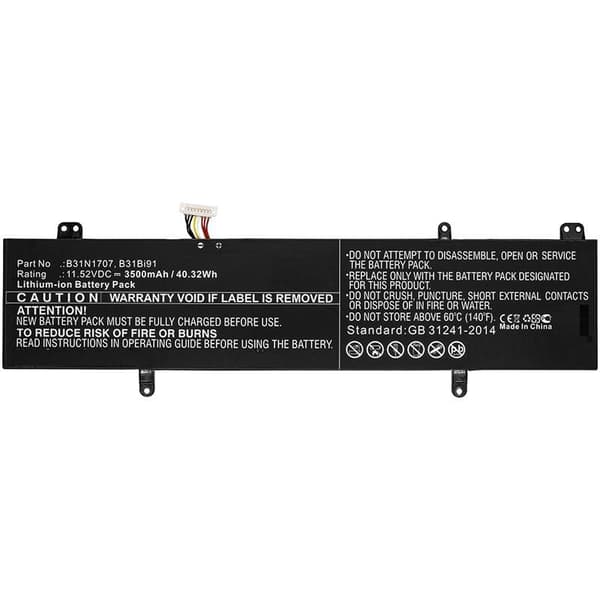 CoreParts Asus bærbar computer batteri, MBXAS-BA0178