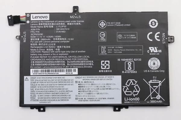Originalt Lenovo-batteri 45Wh 11,1V 01AV464
