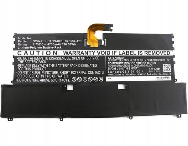 CoreParts 37Wh 7,7V 4-cellet batteri MBXHP-BA0076