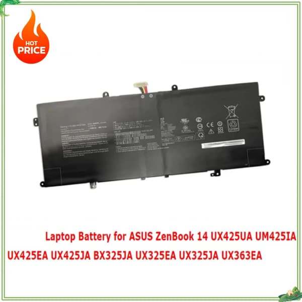 Laptopbatteri, 15,48V spænding, 67Wh kapacitet, Li-Polymer teknologi