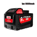Miniatyrbild 2 av 2: Batteribyte, 2ST 6000mAh, 2ST 9000mAh,1 styck 9000mAh