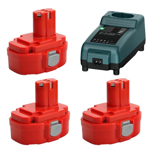 Batteriverktyg, 3500mAh kapacitet, uppladdningsbart NiMH,3BAT 1Laddare, 18V