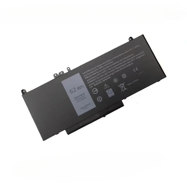 Laptopbatteri, 62WH kapacitet, kompatibel med Dell Latitude E5470 og E5570,6MT4T