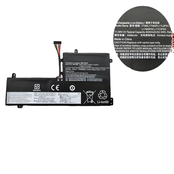 Lenovo Legion Batteri, 4498mAh Kapacitet, 11.34V Spænding,4498 mAh, 4001 - 5000 MAh