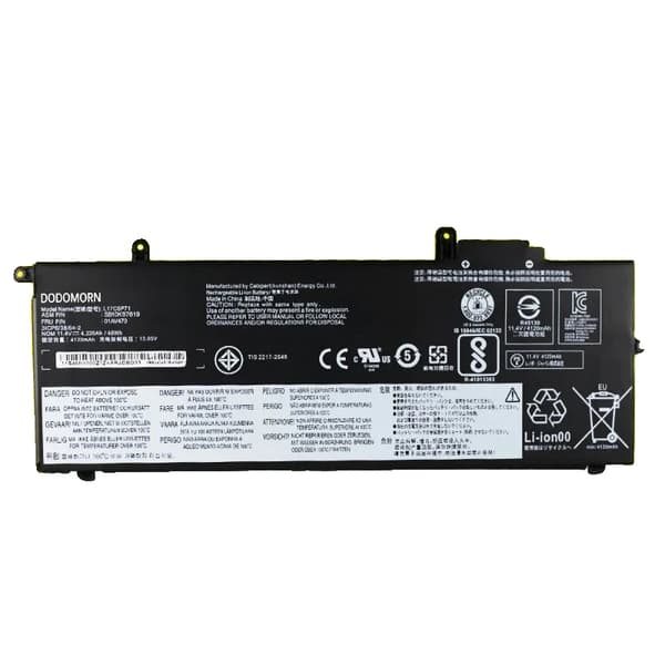 Laptopbatteri til Lenovo ThinkPad X280, 48Wh kapacitet, 11.4V spænding,Lenovo ThinkPad
