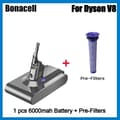 Pikkukuva 2 / 2: V8 Vaihtobatteri, 6000mAh Kapasiteetti, Yhteensopiva Useiden Mallien Kanssa,21.6V, ASET3