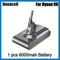 Miniatyrbild 2 av 2: V8 Ersättningsbatteri, 6000mAh kapacitet, kompatibelt med flera modeller,21.6V, SATS1