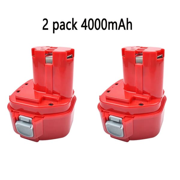 12V-batteri, 4000mAh kapacitet, CE-certifierad,2-pack batteri 4,0Ah