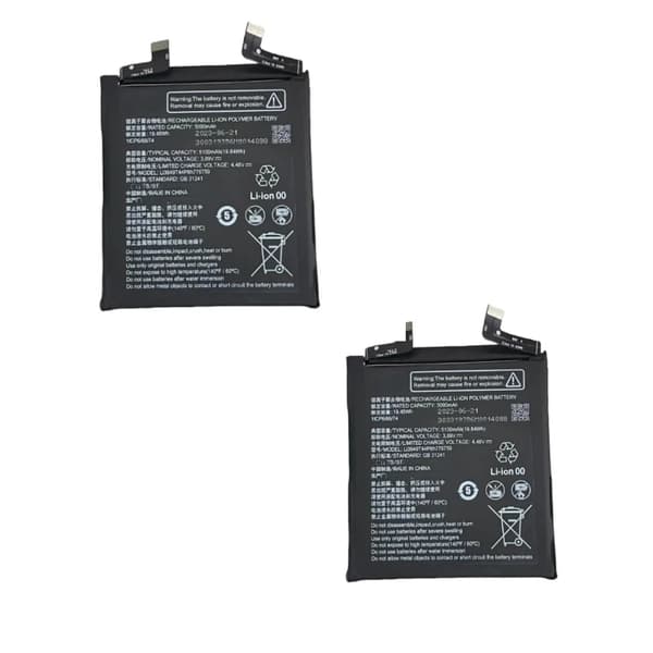 Li-ion akku, 5100mAh kapasiteetti, yhteensopiva Nubian kanssa,2 kpl akkua