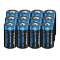 Miniatyrbillede 1 af 2: CITYORK D Størrelse Genopladelige Batterier, 15000mWh Kapacitet, USB Opladning,12 stk D-batteri
