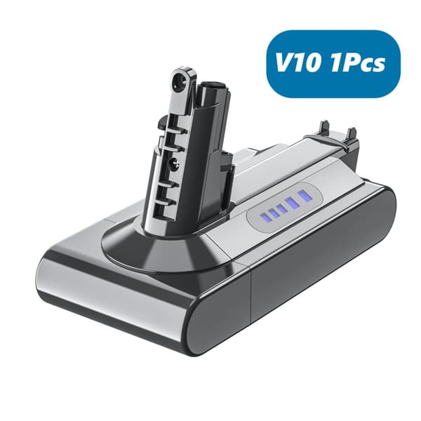 V10 Ersättningsbatteri, Hög kapacitet 6000mAh, Mångsidig kompatibilitet,1st V10 -batteri