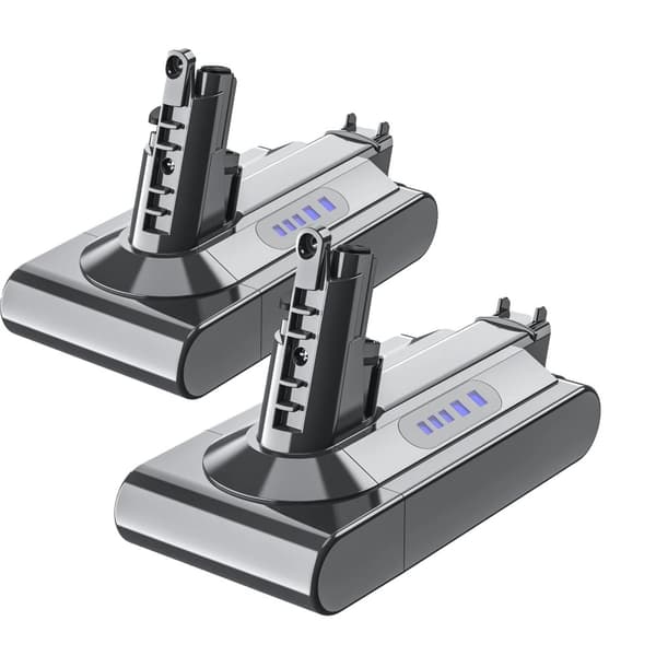 V10 Ersättningsbatteri, Hög kapacitet 6000mAh, Mångsidig kompatibilitet,2st V10 -batteri
